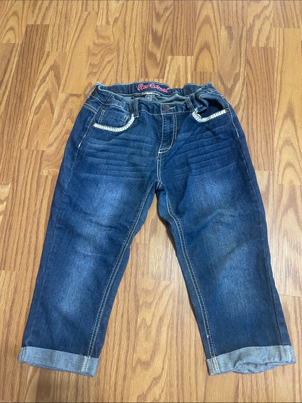 Red Camel Dark Blue Cropped Women's Jeans